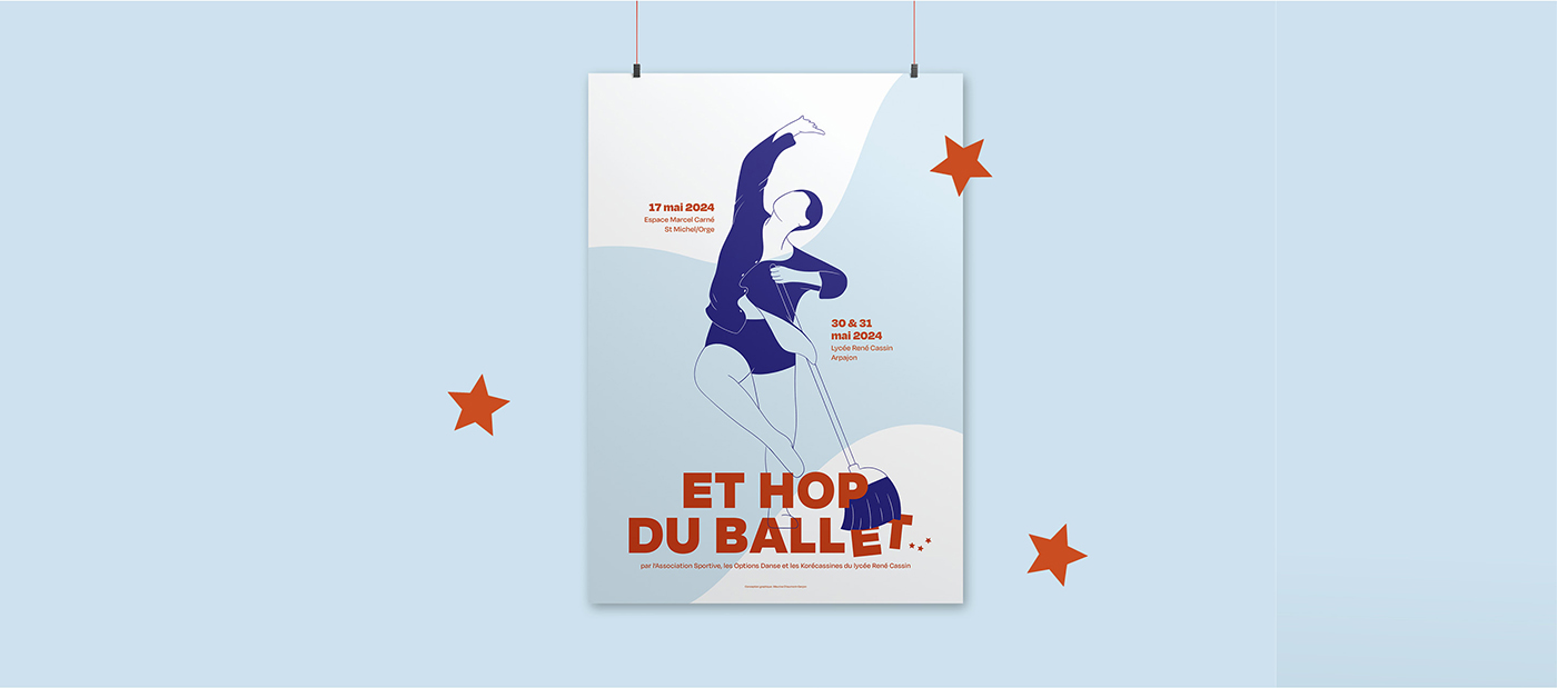 23663Affiche Et hop du ballet